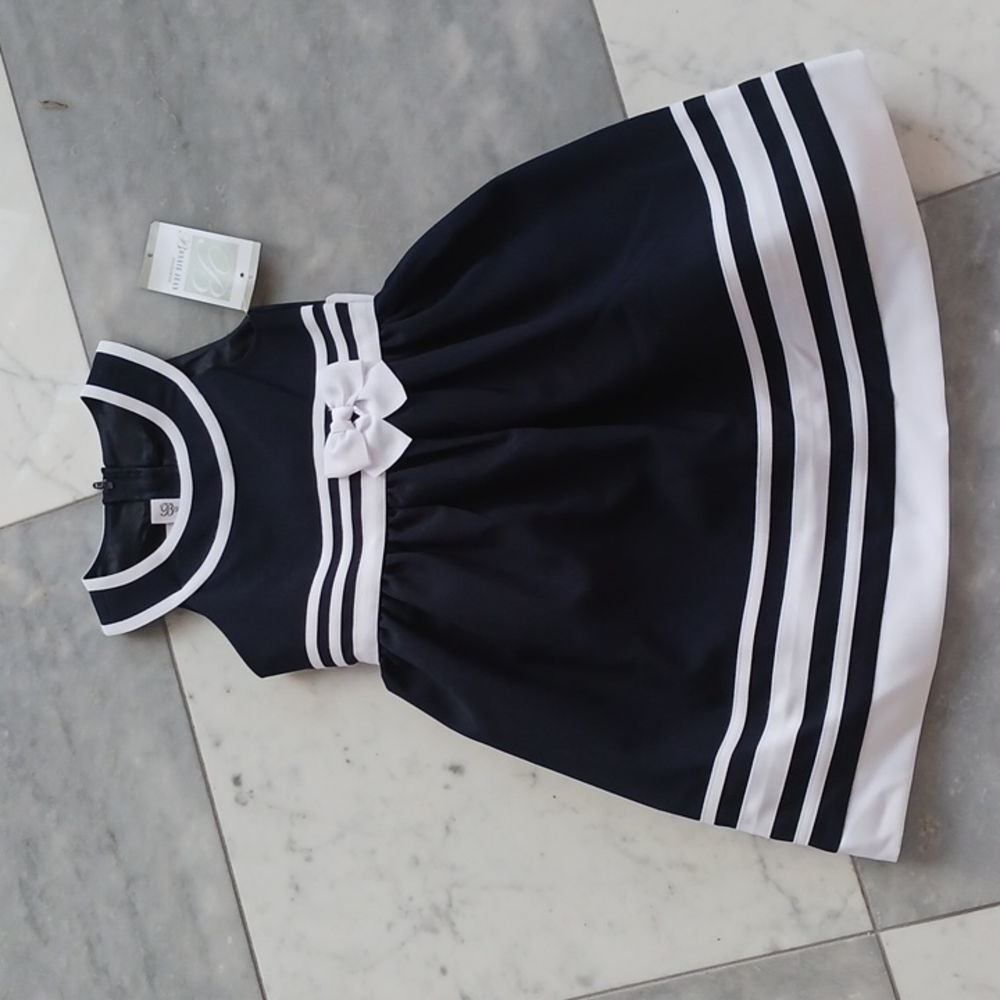 NWT Bonnie Jean nautical dress